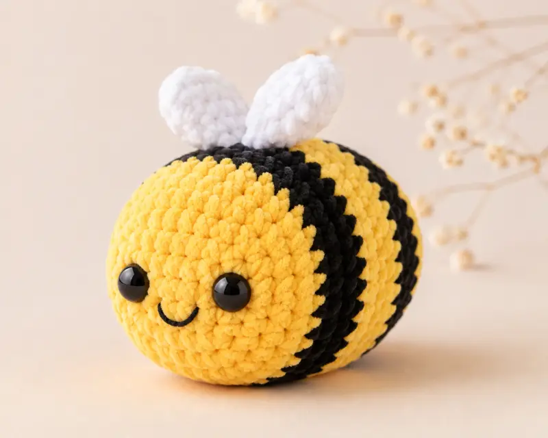 Free No-Sew Amigurumi Bee Crochet Pattern