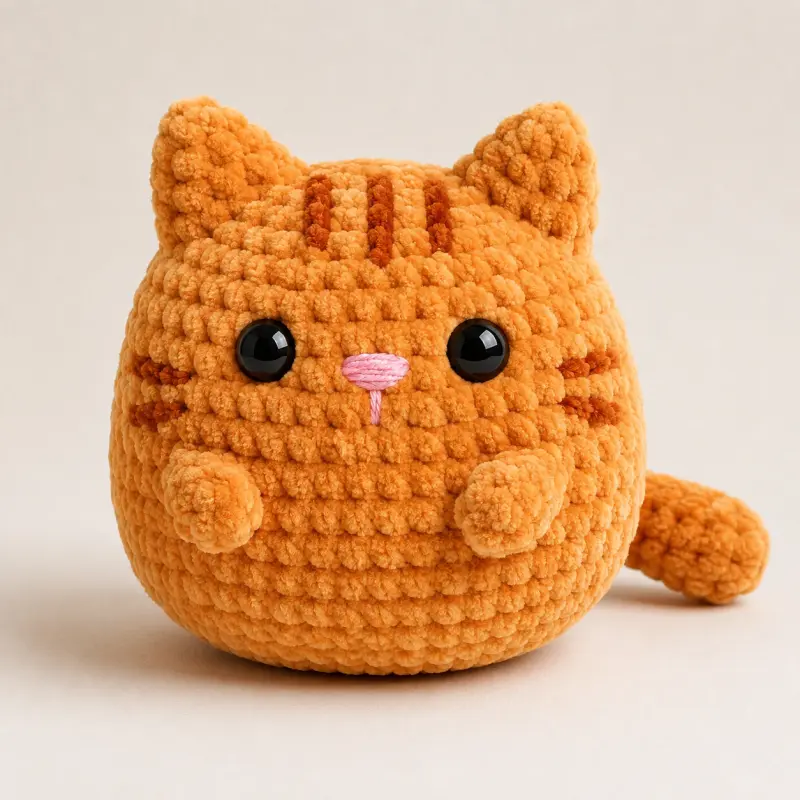 Free No-Sew Amigurumi Cat Crochet Pattern